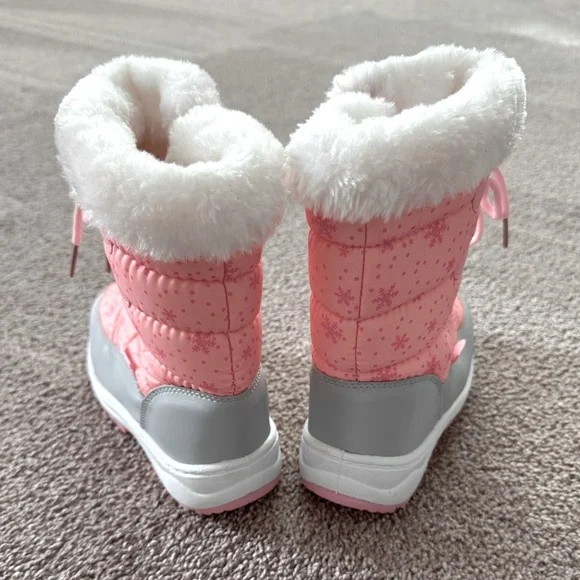 Girls Insulated Snow Boots - Picture 2 of 8
